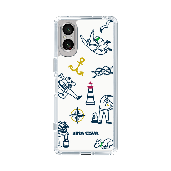 Slim Protection Case［ SINA COVA - Marine Art ］