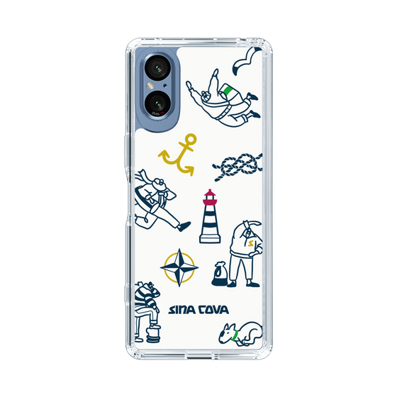 Slim Protection Case［ SINA COVA - Marine Art ］