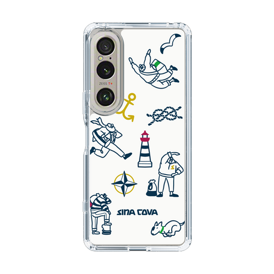 Slim Protection Case［ SINA COVA - Marine Art ］