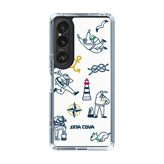 Slim Protection Case［ SINA COVA - Marine Art ］