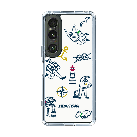 Slim Protection Case［ SINA COVA - Marine Art ］