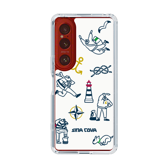 Slim Protection Case［ SINA COVA - Marine Art ］