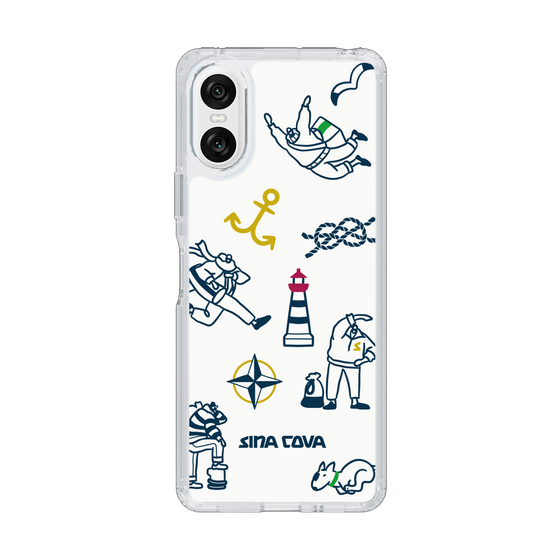 Slim Protection Case［ SINA COVA - Marine Art ］