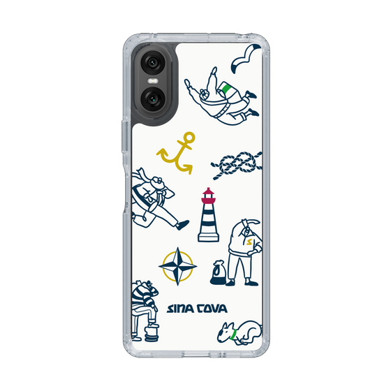 Slim Protection Case［ SINA COVA - Marine Art ］