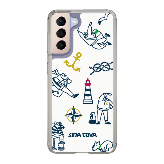 Slim Protection Case［ SINA COVA - Marine Art ］