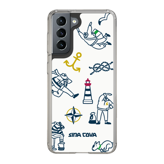 Slim Protection Case［ SINA COVA - Marine Art ］