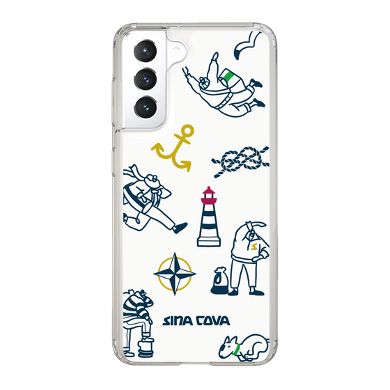 Slim Protection Case［ SINA COVA - Marine Art ］
