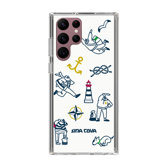 Slim Protection Case［ SINA COVA - Marine Art ］