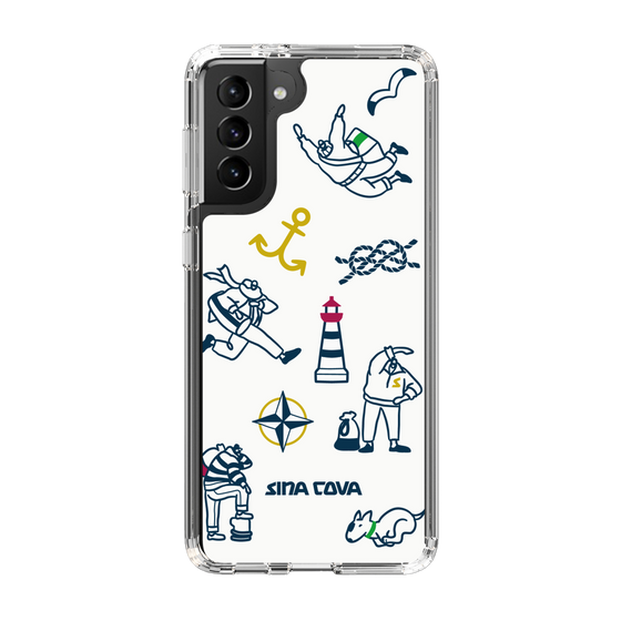 Slim Protection Case［ SINA COVA - Marine Art ］