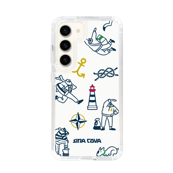 Slim Protection Case［ SINA COVA - Marine Art ］