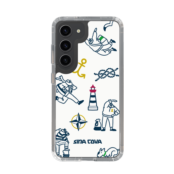 Slim Protection Case［ SINA COVA - Marine Art ］