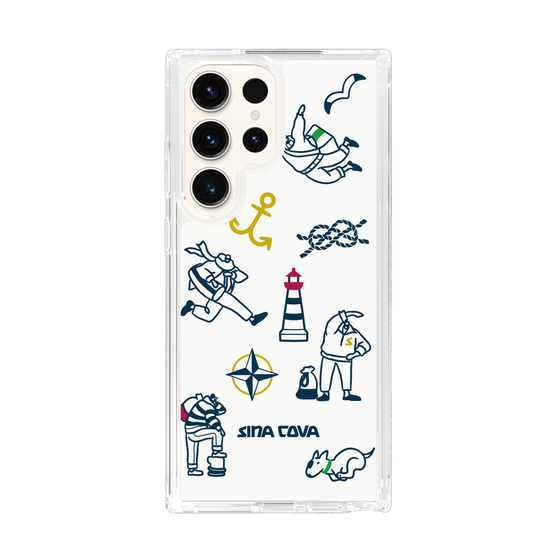 Slim Protection Case［ SINA COVA - Marine Art ］