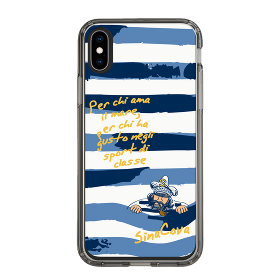 Slim Protection Case［ SINA COVA - Border Stripes ］