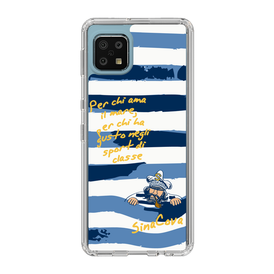 Slim Protection Case［ SINA COVA - Border Stripes ］