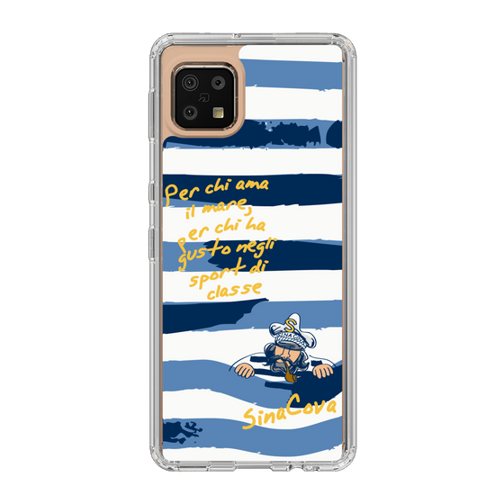 Slim Protection Case［ SINA COVA - Border Stripes ］