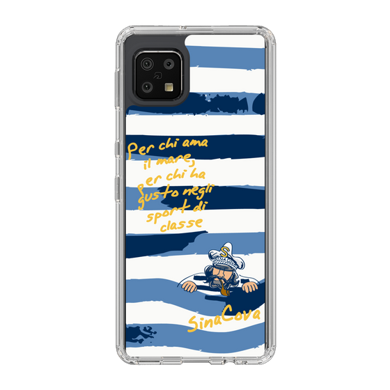Slim Protection Case［ SINA COVA - Border Stripes ］