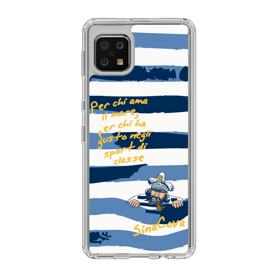 Slim Protection Case［ SINA COVA - Border Stripes ］