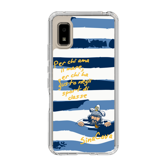 Slim Protection Case［ SINA COVA - Border Stripes ］