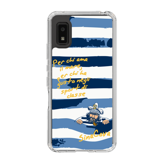 Slim Protection Case［ SINA COVA - Border Stripes ］