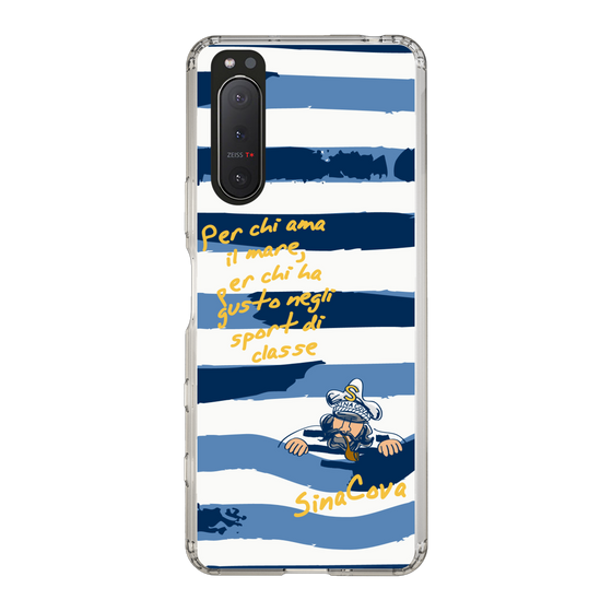 Slim Protection Case［ SINA COVA - Border Stripes ］
