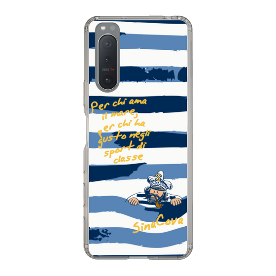 Slim Protection Case［ SINA COVA - Border Stripes ］
