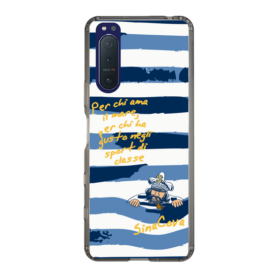 Slim Protection Case［ SINA COVA - Border Stripes ］