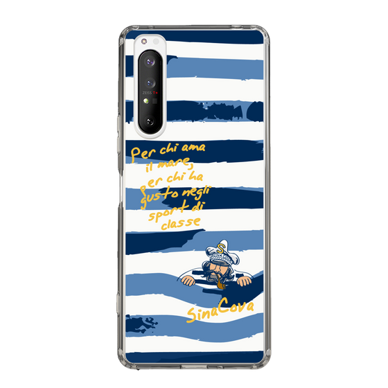 Slim Protection Case［ SINA COVA - Border Stripes ］