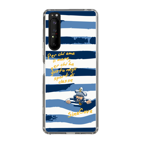 Slim Protection Case［ SINA COVA - Border Stripes ］