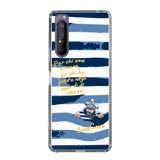 Slim Protection Case［ SINA COVA - Border Stripes ］