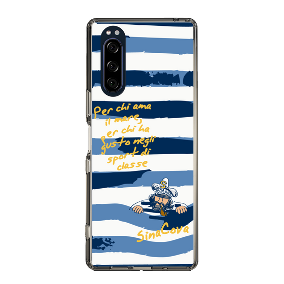 Slim Protection Case［ SINA COVA - Border Stripes ］