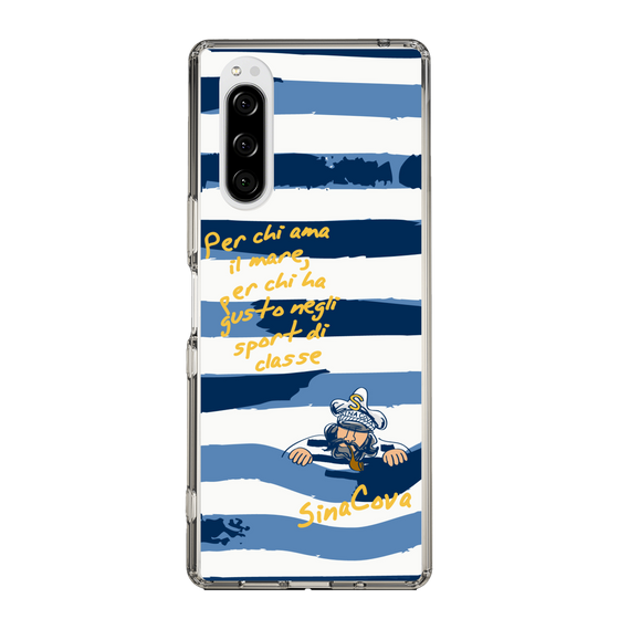 Slim Protection Case［ SINA COVA - Border Stripes ］