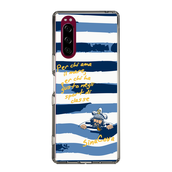 Slim Protection Case［ SINA COVA - Border Stripes ］