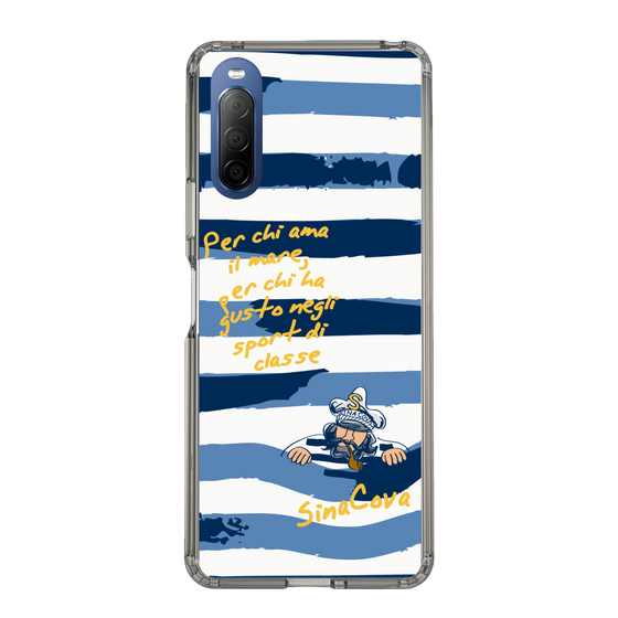 Slim Protection Case［ SINA COVA - Border Stripes ］