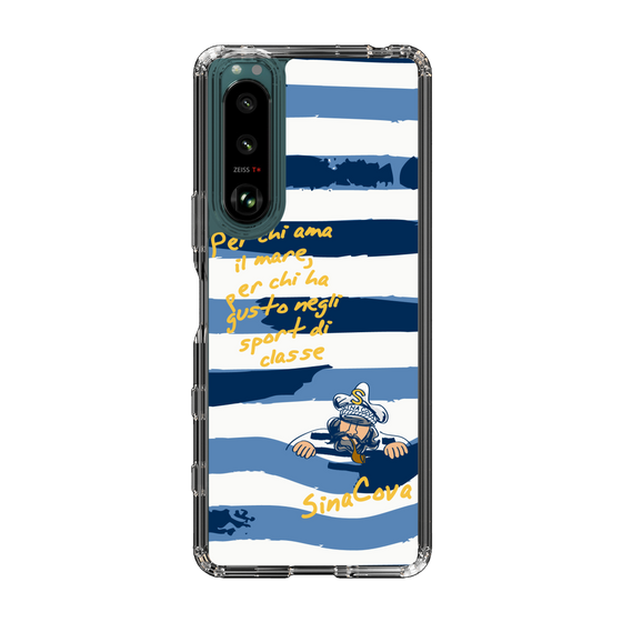 Slim Protection Case［ SINA COVA - Border Stripes ］