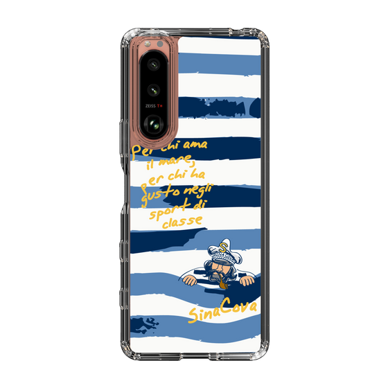 Slim Protection Case［ SINA COVA - Border Stripes ］