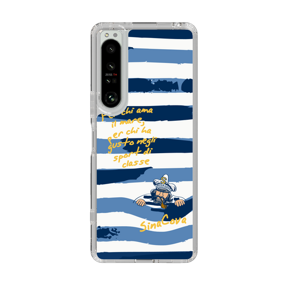 Slim Protection Case［ SINA COVA - Border Stripes ］