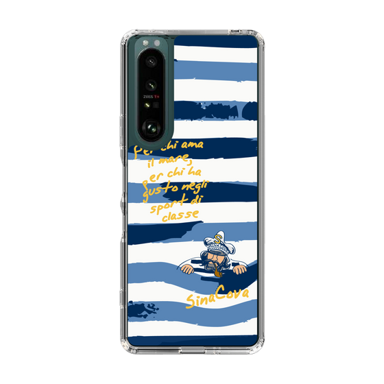 Slim Protection Case［ SINA COVA - Border Stripes ］