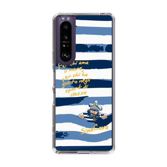 Slim Protection Case［ SINA COVA - Border Stripes ］