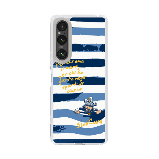 Slim Protection Case［ SINA COVA - Border Stripes ］