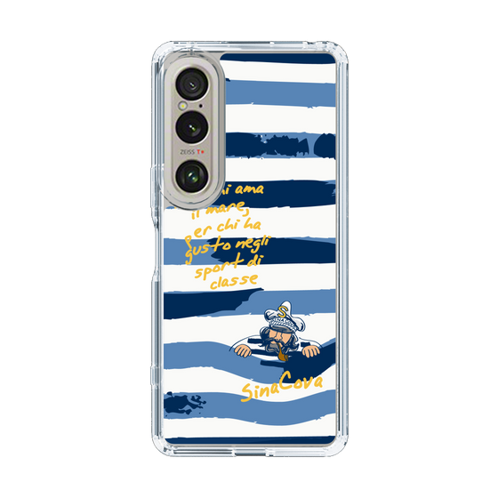Slim Protection Case［ SINA COVA - Border Stripes ］
