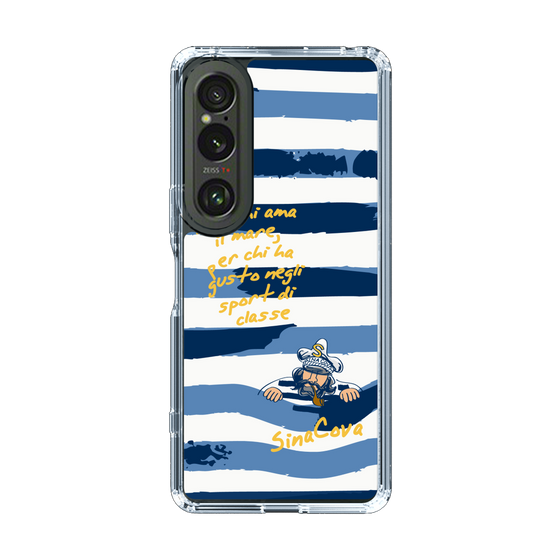Slim Protection Case［ SINA COVA - Border Stripes ］