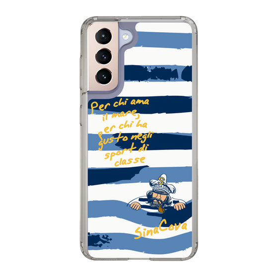 Slim Protection Case［ SINA COVA - Border Stripes ］