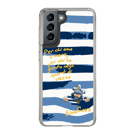 Slim Protection Case［ SINA COVA - Border Stripes ］
