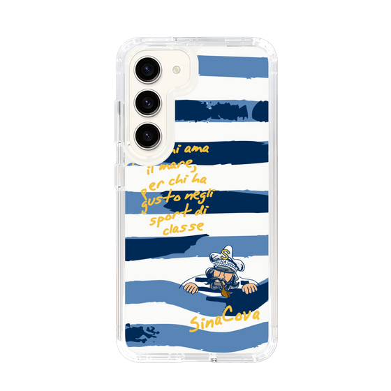 Slim Protection Case［ SINA COVA - Border Stripes ］