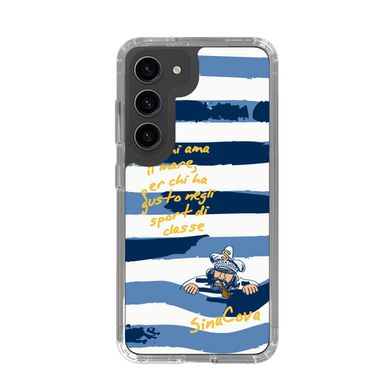 Slim Protection Case［ SINA COVA - Border Stripes ］