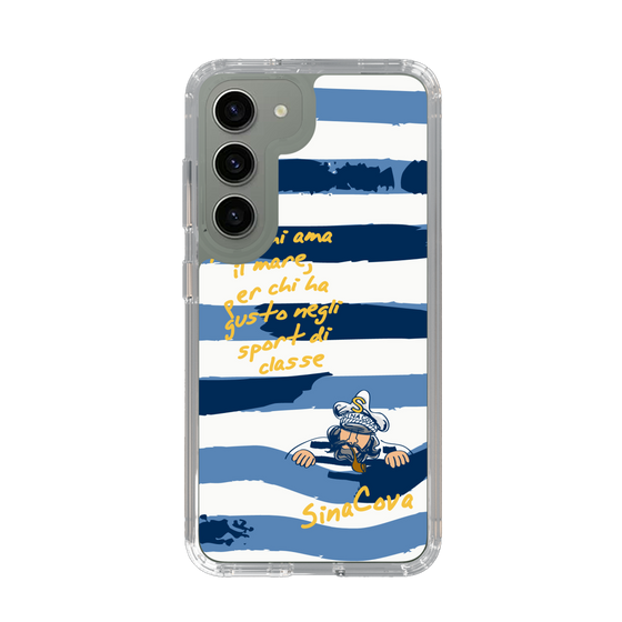 Slim Protection Case［ SINA COVA - Border Stripes ］