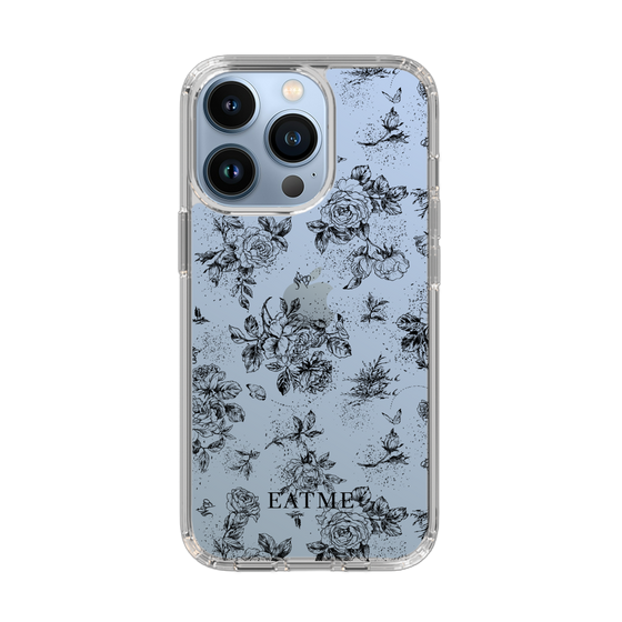 Slim Protection Case［ EATME - Toile de Jouy - White ］