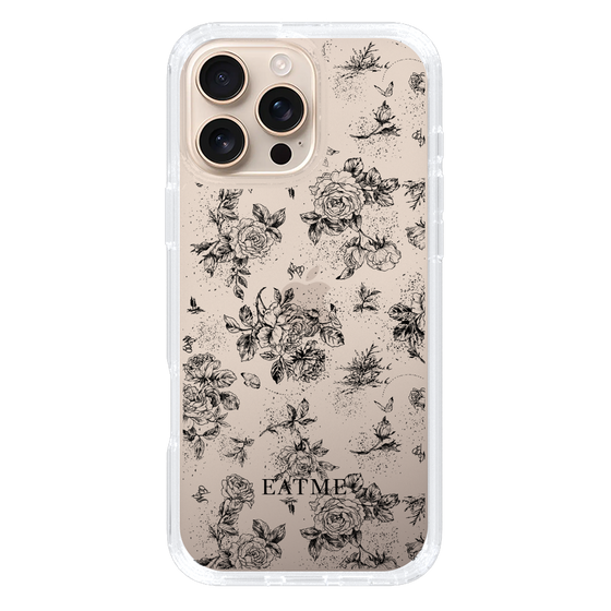 Slim Protection Case［ EATME - Toile de Jouy - White ］