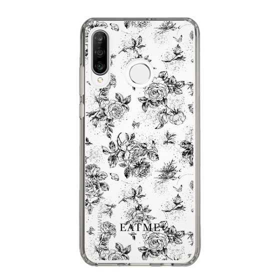 Slim Protection Case［ EATME - Toile de Jouy - White ］