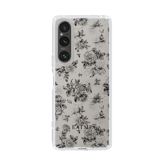 Slim Protection Case［ EATME - Toile de Jouy - White ］